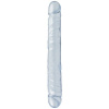 Afbeelding van Crystal Jellies Dubbel Dildo - Transparant van het merk Crystal Jellies