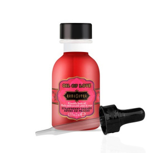 Afbeelding van Strawberry Dreams - Likbare Olie - 22 ml van het merk KamaSutra