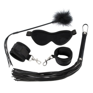 Afbeelding van BDSM 4 delige Set - Black Velvet van het merk Bad Kitty