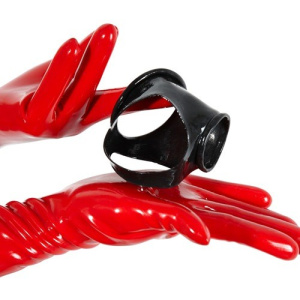 Afbeelding van Latex Penisring En Ballstretcher van het merk The Latex Collection