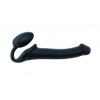 Afbeelding van Strap On Me - Strapless Voorbind Dildo - Maat M - Zwart van het merk Strap-On-Me