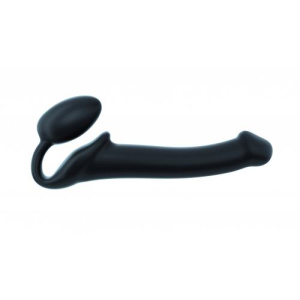 Afbeelding van Strap On Me - Strapless Voorbind Dildo - Maat M - Zwart van het merk Strap-On-Me