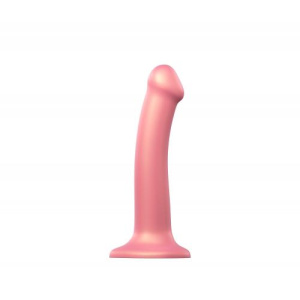 Afbeelding van Strap On Me - Siliconen Dildo - Roze - M van het merk Strap-On-Me