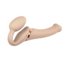 Afbeelding van Strap On Me - Strapless Vibrerende Voorbind Dildo - Maat M - Beige van het merk Strap-On-Me