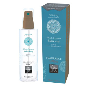 Afbeelding van Feromonen Bed & Body Spray Voor Mannen - Amber & Japanse Mint van het merk Shiatsu