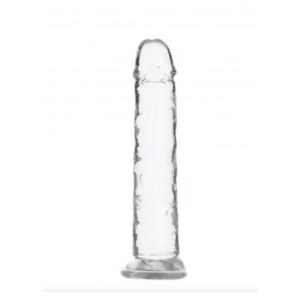 Afbeelding van Crystal Addiction - Transparante Dildo - 18 cm van het merk Addiction