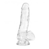 Afbeelding van Crystal Addiction - Transparante Dildo - 18 cm van het merk Addiction