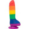 Afbeelding van Addiction - Justin Rainbow Siliconen Dildo - 20 cm van het merk Addiction