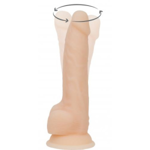 Afbeelding van Naked Addiction Realistische Vibrerende En Roterende Dildo - 20 cm van het merk Naked Addiction