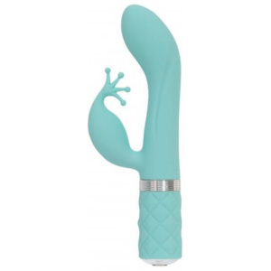 Afbeelding van Pillow Talk - Kinky Rabbit & G-Spot Vibrator - Turquoise van het merk Pillow Talk