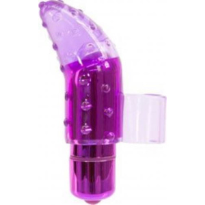 Afbeelding van Frisky Vinger Vibrator Met Bullet - Paars van het merk PowerBullet