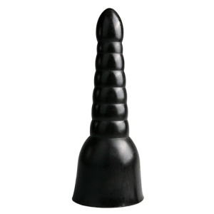 Afbeelding van XXL Dildo Belgoprism - Zwart van het merk All Black