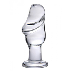 Afbeelding van Asvini Glazen Buttplug - Transparant van het merk Prisms Erotic Glass