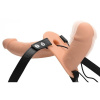 Afbeelding van Power Pegger Dubbele Strap-On Vibrator - Huidkleur van het merk Strap U