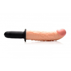 Afbeelding van The Curved Dicktator Vibrator - 22.3 cm van het merk Master Series