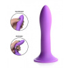 Afbeelding van Squeeze-It Siliconen Dildo - Paars van het merk Squeeze-It