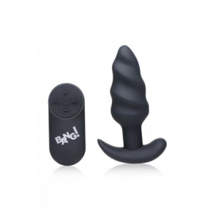 Afbeelding van Bang! Swirl Vibrerende Anaal Plug Met Afstandsbediening van het merk Bang!