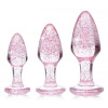 Afbeelding van Glitter Gem Anaalplug Set - Roze van het merk Booty Sparks