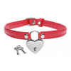 Afbeelding van Heart Lock - Collar Met Sleutels - Rood van het merk Master Series