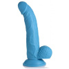 Afbeelding van Poppin Dildo 19 cm - Blauw van het merk Pop Peckers