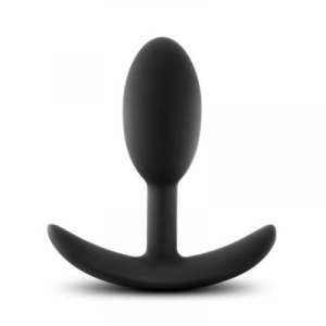 Afbeelding van Anal Adventures Platinum - Vibra Slim Verzwaarde Anaal Plug - Small van het merk Anal Adventures