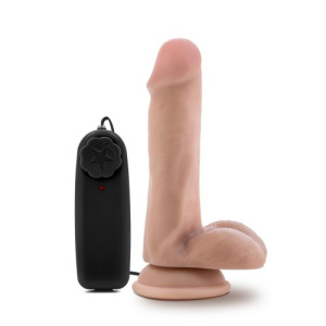 Afbeelding van Dr. Skin - Dr. Rob Vibrator Met Zuignap 15 cm - Vanilla van het merk Dr Skin