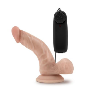 Afbeelding van Dr. Skin - Dr. Ken Vibrator Met Zuignap 16.5 cm - Vanilla van het merk Dr Skin