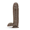 Afbeelding van Dr. Skin - Mr. Mister Dildo Met Zuignap 26 cm  - Chocolate van het merk Dr Skin