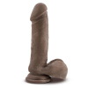 Afbeelding van Dr. Skin - Mr. Magic - 9 inch Dildo with Suction Cup - Chocolate van het merk Dr Skin