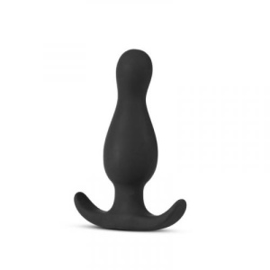 Afbeelding van Anal Adventures Platinum - Curve Anaal Plug - Zwart van het merk Anal Adventures