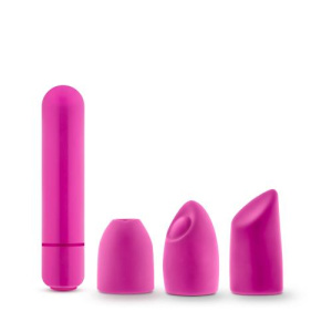 Afbeelding van Rose - Euphoria Bullet Vibrator Met Opzetstukken - Roze van het merk Rose