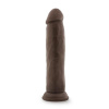 Afbeelding van Dr. Skin - Realistische Dildo Met Zuignap 24 cm - Chocolate van het merk Dr Skin