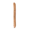 Afbeelding van Dr. Skin - Realistische Dubbele Dildo 45 cm - Mocha van het merk Dr Skin