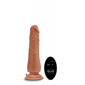 Afbeelding van Dr. Skin - Dildo Met Afstandsbediening - Invoerdiepte 18 cm - Mocha van het merk Dr Skin