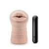 Afbeelding van M for Men - Skye Masturbator Met Bullet Vibrator - Mond van het merk M For Men