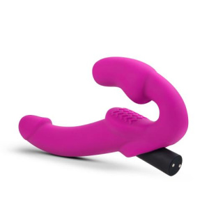 Afbeelding van Temptasia - Estella Vibrerende Strapless Strap-on - Roze van het merk Temptasia