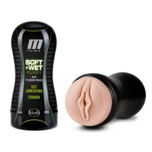 Afbeelding van M for Men - Soft and Wet Masturbator Self Lubricating - Ribbels van het merk M For Men