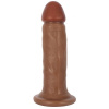 Afbeelding van Realistische Dildo Met Zuignap 17 CM - Bruin van het merk Bareskin