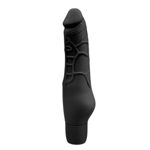 Afbeelding van Realistische siliconen vibrator - zwart van het merk Easytoys Vibe Collection