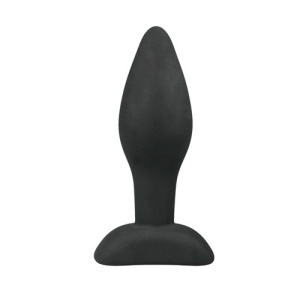 Afbeelding van Kleine zwarte siliconen buttplug van het merk Easytoys Anal Collection