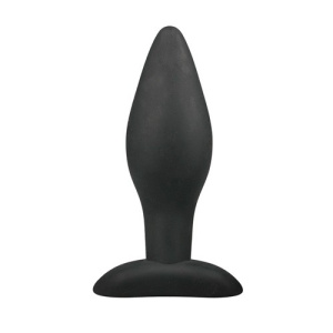 Afbeelding van Medium Zwarte Siliconen Buttplug van het merk Easytoys Anal Collection