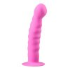 Afbeelding van Siliconen dildo met zuignap - Roze van het merk Easytoys Anal Collection