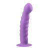 Afbeelding van Siliconen dildo met zuignap - paars van het merk Easytoys Anal Collection