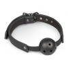 Afbeelding van Ball gag met PVC bal - zwart van het merk Easytoys Fetish Collection