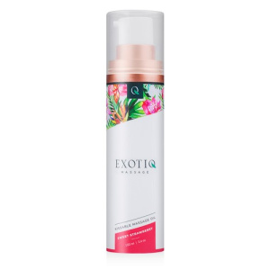 Afbeelding van Exotiq Massageolie Sweet Strawberry - 100 ml van het merk Exotiq