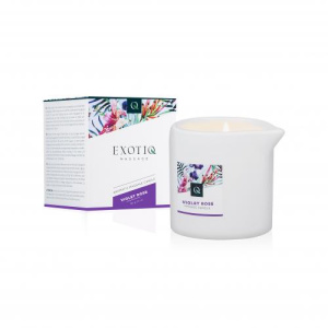 Afbeelding van Exotiq Massagekaars Violet Rose - 60g van het merk Exotiq