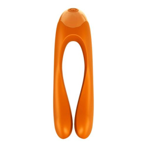 Afbeelding van Satisfyer Candy Cane Vingervibrator - Oranje van het merk Satisfyer