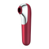 Afbeelding van Satisfyer Dual Love Luchtdrukvibrator - Rood van het merk Satisfyer