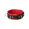 Afbeelding van Lederen Rood-Zwarte Halsband van het merk Strict Leather